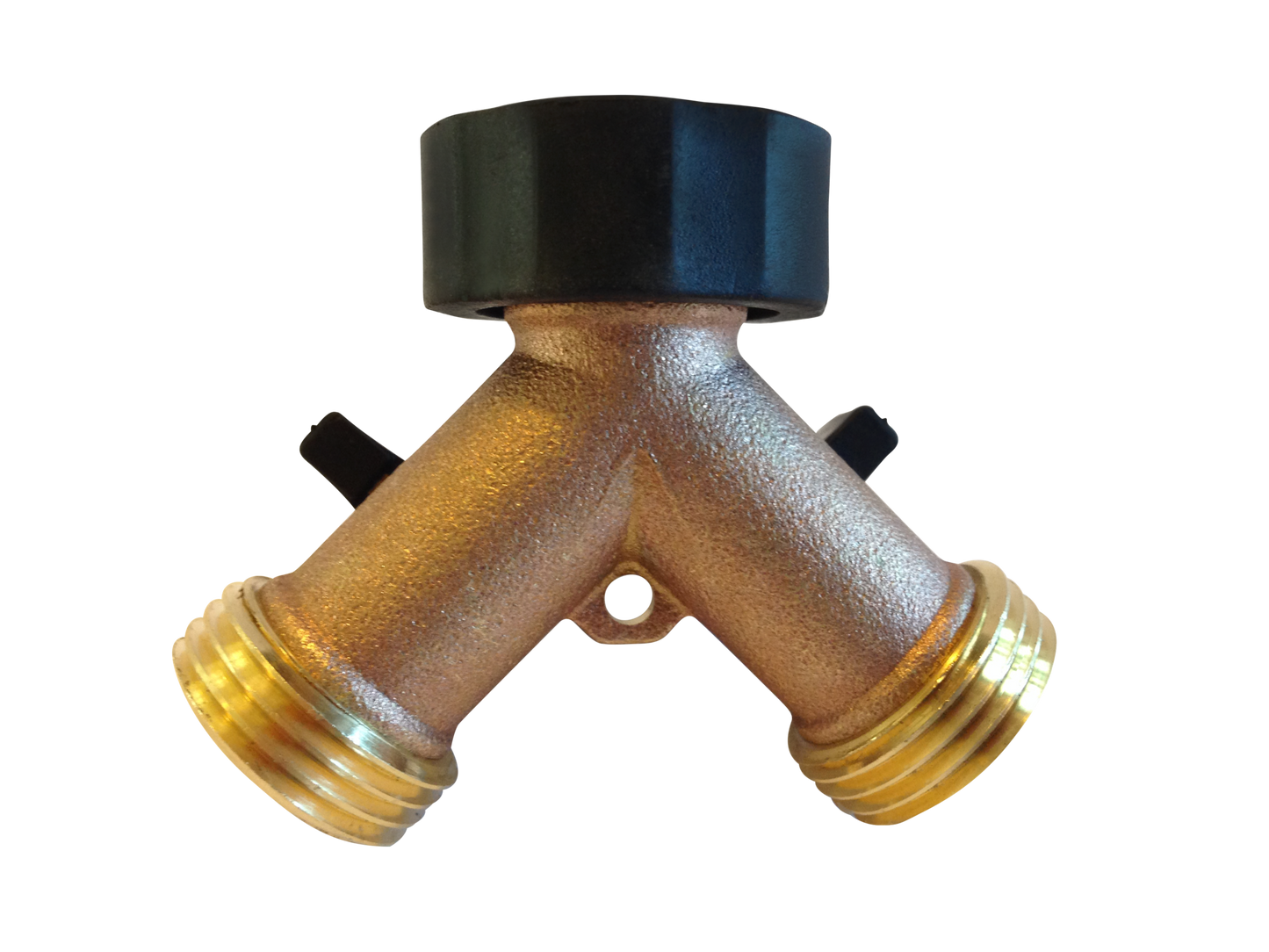 The World’s Best 2-Way Garden Hose Y Connector with Shut-Off Valves