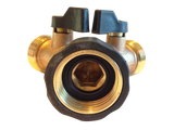 The World’s Best 2-Way Garden Hose Y Connector with Shut-Off Valves